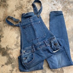 free people overalls! like new!